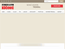 Tablet Screenshot of kocovic.rs